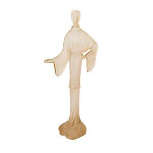 Sculpture AUSTIN PRODUCTIONS Lucite Vintage 19" Tall Female Figurine 1980s